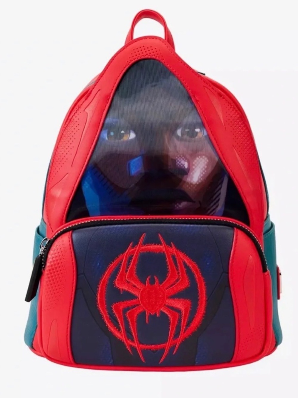 NWT Loungefly Marvel Spider-Verse Miles Morales Hoodie Cosplay Mini Backpack